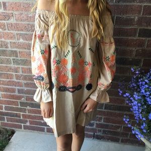 BOGO Ellison Dress / Boho / embroidered